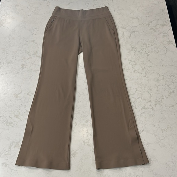 Athleta Venice Flare Pant Large Tall High Waisted Pull On Elastic Athletic Slits - Picture 16 of 16